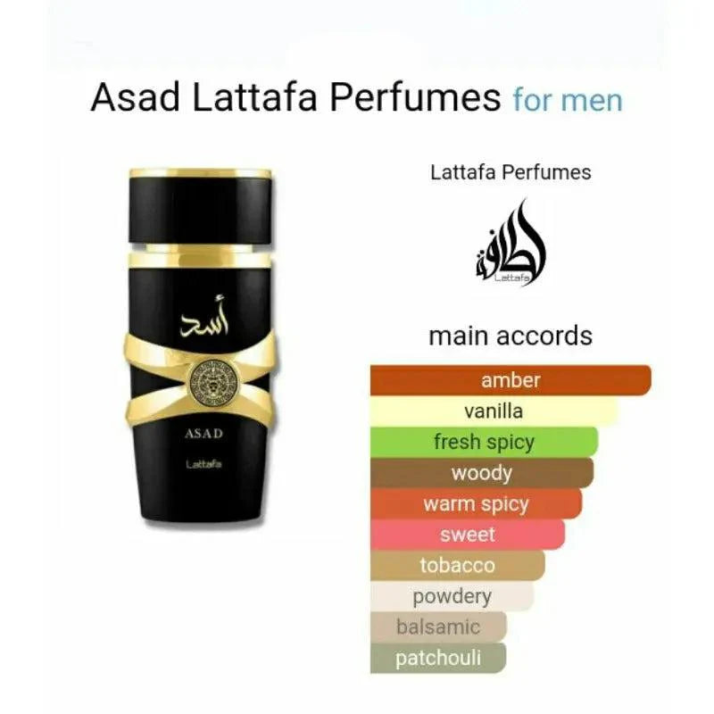 Lattafa Asad Men Eau De Parfum 100ml
