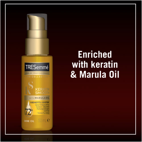 TRESemme Keratin Smooth Hair Spray Oil Treatment Frizz Control 50ml