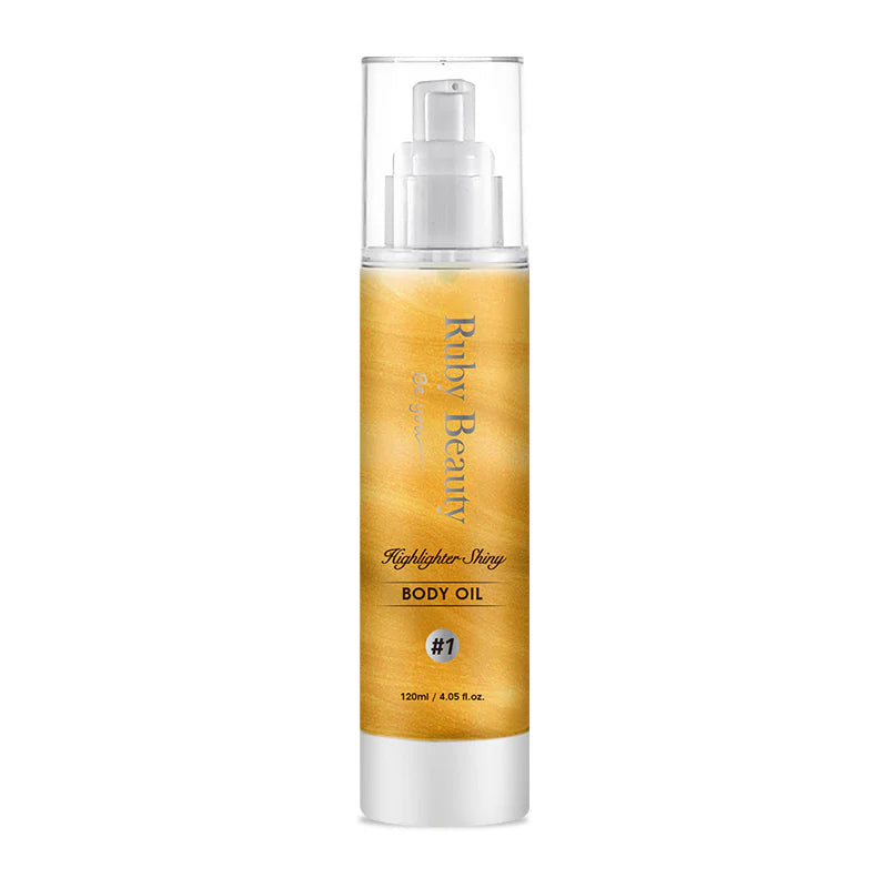 Ruby Beauty Highlighter Shiny Body Oil #1 120ml