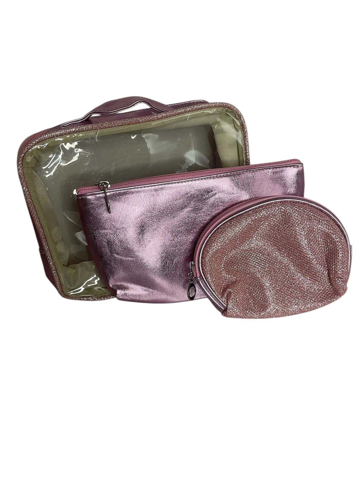 Cosmetic and Toiletry Organizer with Zipper Storage Bag for Travel, Camping and Beach