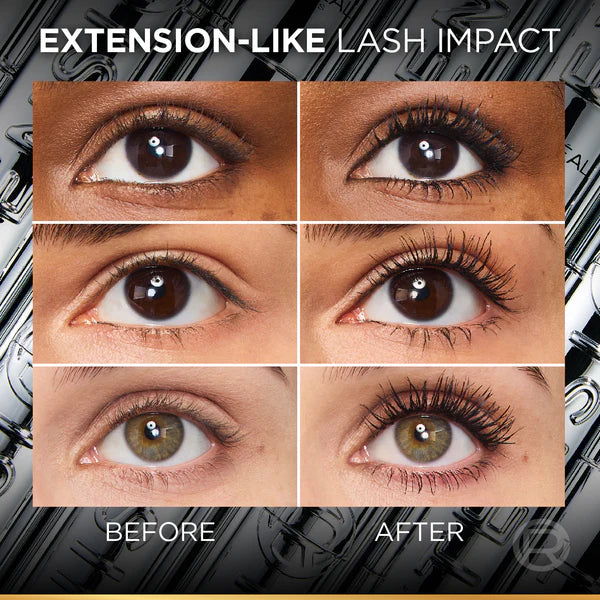 L’Oréal Paris Telescopic Extensionist Mascara for 24H Long-Lasting Curl, Volume, and Exceptional Eyelashes