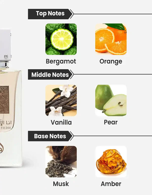 Lattafa Ana Abiyedh Women and Men Eau de Parfum 60ml