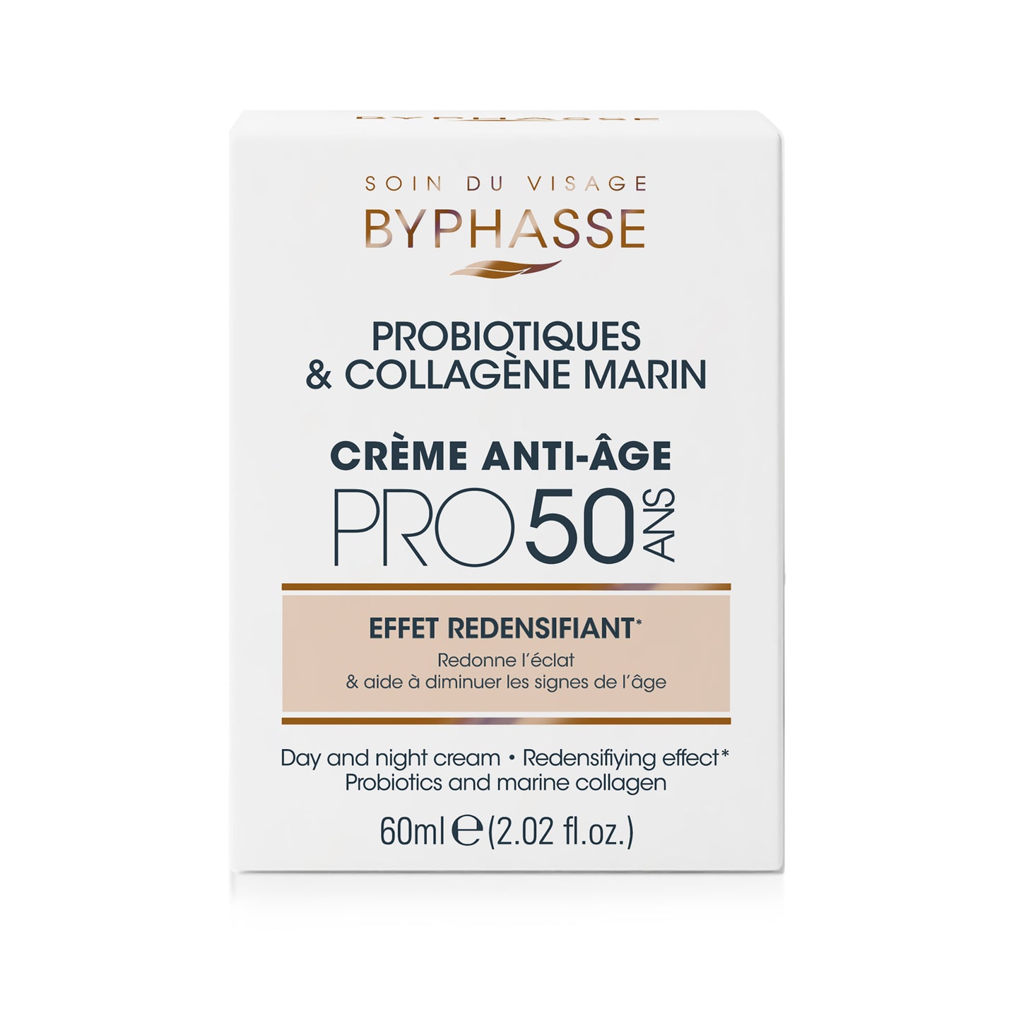 Byphasse Probiotics & Marine Collagen Cream – Anti-Age Pro 50+