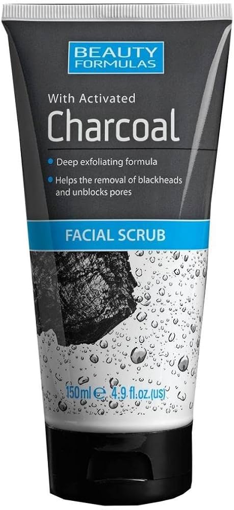 Beauty Formulas charcoal facial scrub 150ml