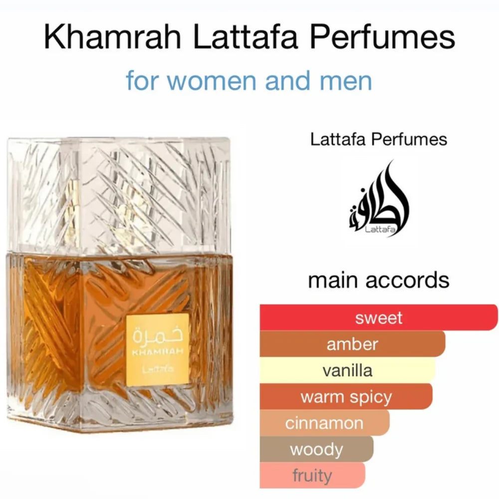 Lattafa Khamrah Women & Men Eau de Parfum 100ml