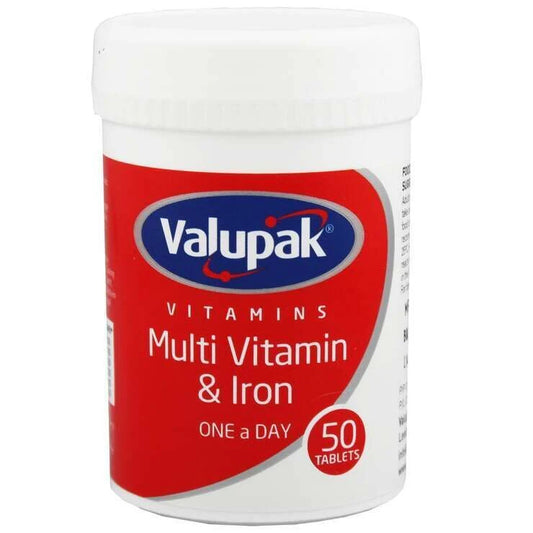 Valupak Multivitamin & Iron Tablet x 50