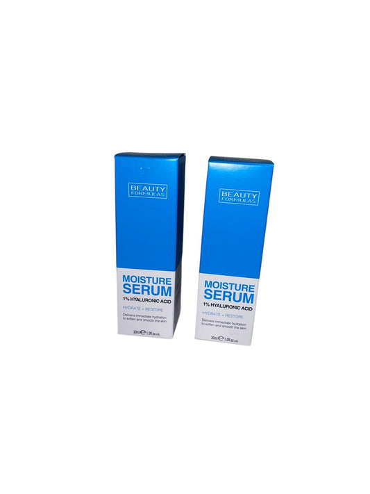 Beauty Formulas Moisture Hyaluronic Acid Serum 30ml (2 pieces Offer)