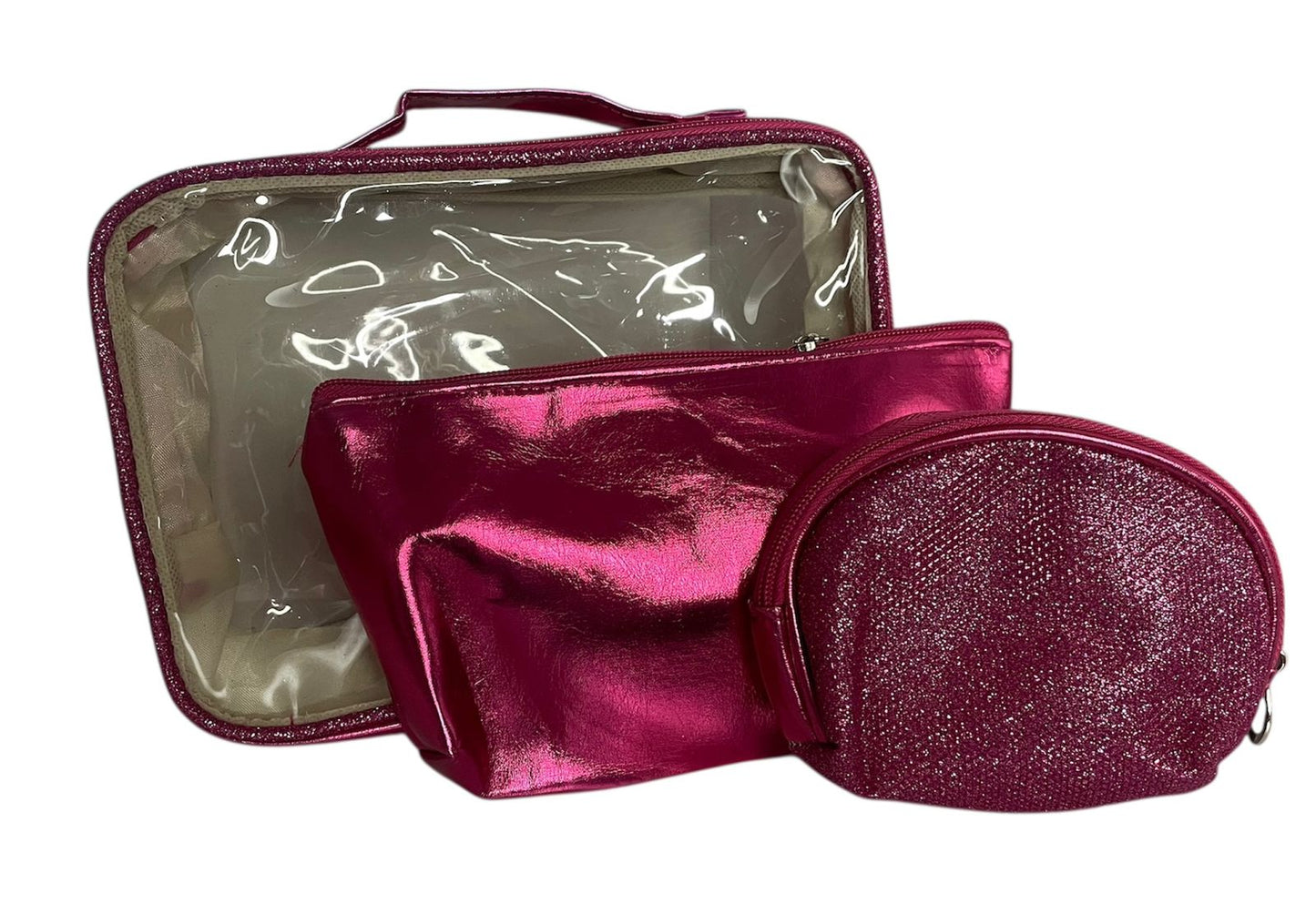 Cosmetic and Toiletry Organizer with Zipper Storage Bag for Travel, Camping and Beach