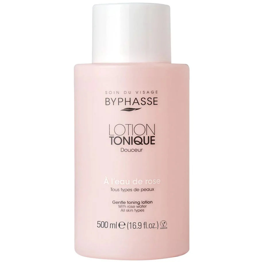Byphasse Gentle Toning Lotion All Skin Types Rose water 500ml